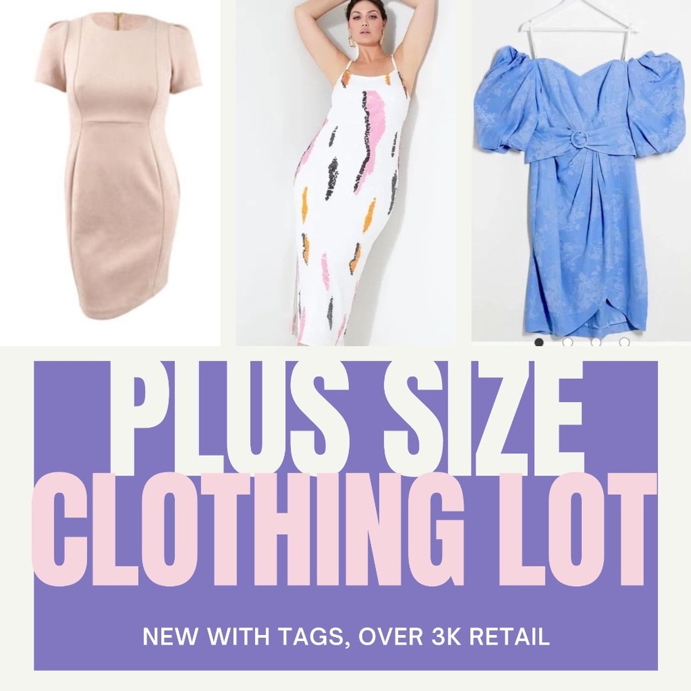 Plus Size Dress Clothing Lot, NWT, Over 3K Retail